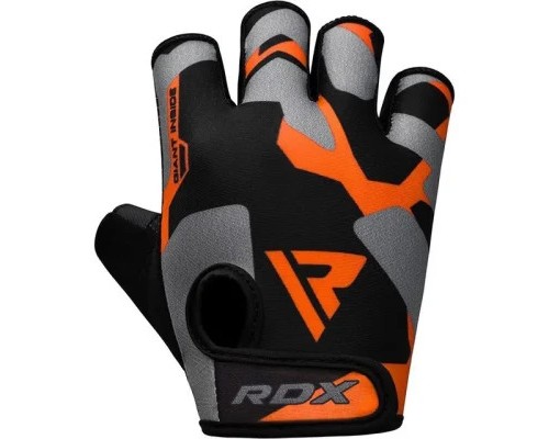 Рукавички для фітнесу RDX F6 Sumblimation Orange M (WGS-F6O-M)
