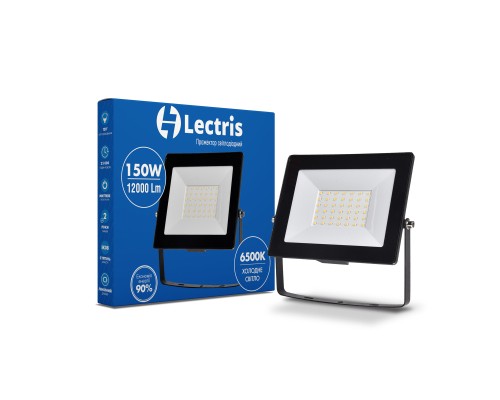 Прожектор Lectris 150W 12000Лм 6500K 185-265V IP65 (1-LС-3006)