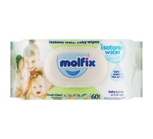 Дитячі вологі серветки Molfix Чиста свіжість 60 шт. (8690536855100)