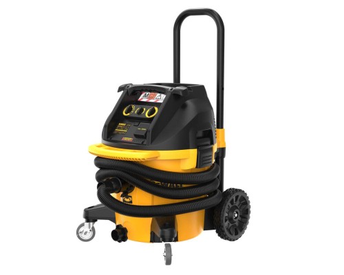 Пилосос будівельний DeWALT 1400 Вт, шланг 4.6 м, 38 л, 15 кг (DWV905M)