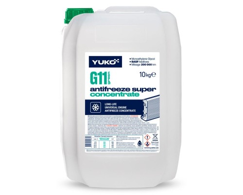 Антифриз Yuko CONCENTRATE G11 зелен. ПЕ кан.9л (10 кг.) (4823110400654)