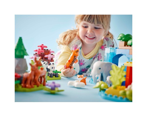 Конструктор LEGO DUPLO Town Сімейства диких тварин 3-в-1 (10446)