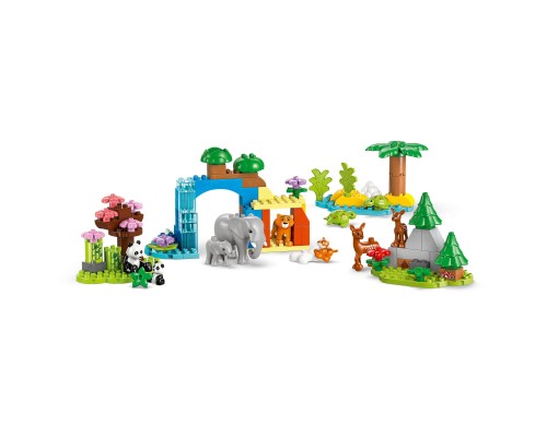 Конструктор LEGO DUPLO Town Сімейства диких тварин 3-в-1 (10446)