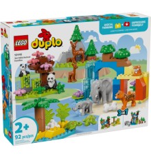 Конструктор LEGO DUPLO Town Сімейства диких тварин 3-в-1 (10446)