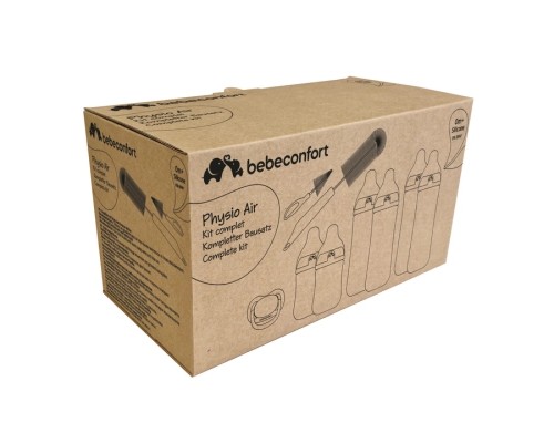 Набір для годування новонароджених Bebe Confort Physio Air Soft Sand 150 мл 270 мл х 2 шт 360 мл х 2 шт 2 шт з пустушкою та щіточкою (3101202500) Набір для годування новонароджених Bebe Confort Physio Air Soft Sand 150 мл 270 мл х 2 шт 360 мл х 2 шт 2 шт з пустушкою та щіточкою (3101202500)