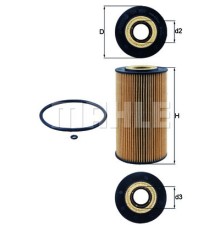 Фільтр масляний Mahle OX169D