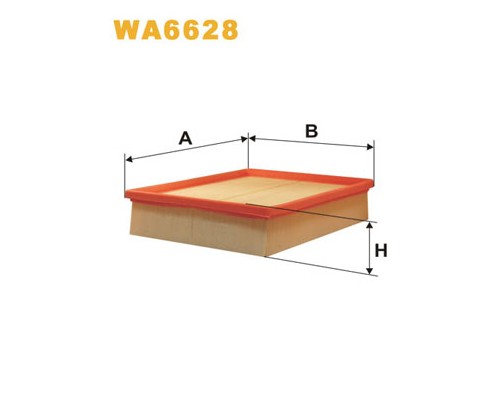 Повітряний фільтр для автомобіля Wixfiltron WA6628