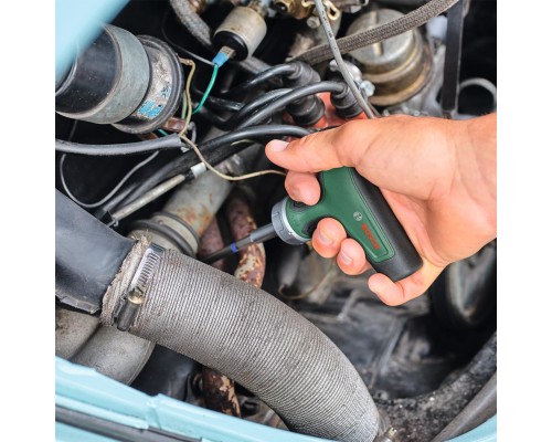 Викрутка Bosch з тріскачкою, т-подлібне руків''я, 20 насадок, 109мм, кейс, с (1.600.A02.Z9T)
