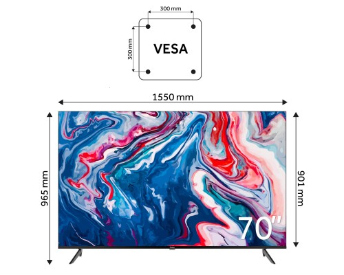 Телевізор Haier H70K801UG