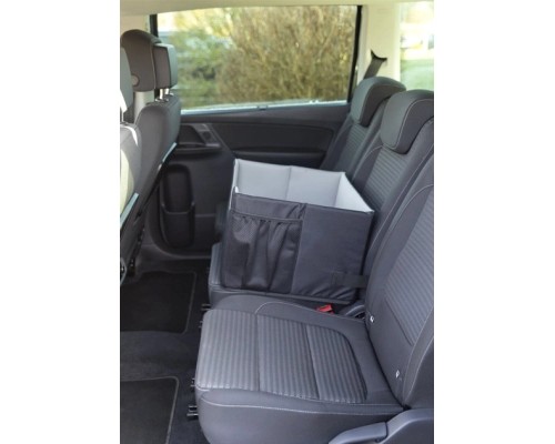 Автомобільне крісло для тварин Trixie 45х28х40 см Чорно-сіре (4011905131771)