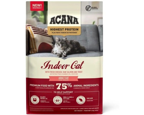 Сухий корм для кішок ACANA Highest Protein Indoor 4.5 кг (0064992723989)