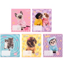 Зошит Kite Studio Pets, 12 аркушів, клітинка (SP25-232)