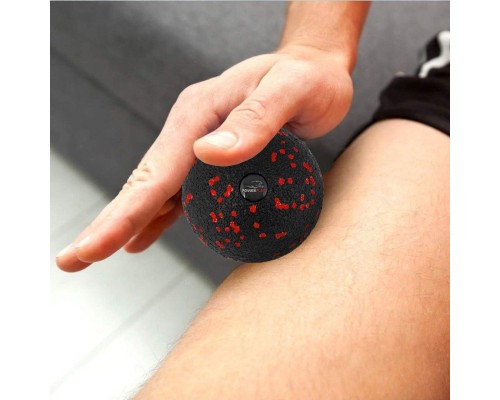 Масажний м'яч PowerPlay PP-4350 Epp Massage Ball (d8) Чорно/Червоний (PP-4350_Red_d8)