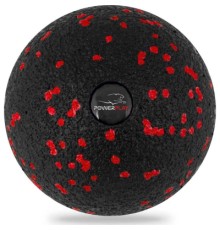 Масажний м'яч PowerPlay PP-4350 Epp Massage Ball (d8) Чорно/Червоний (PP-4350_Red_d8)