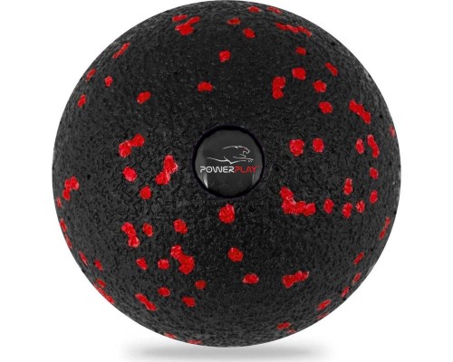Масажний м'яч PowerPlay PP-4350 Epp Massage Ball (d8) Чорно/Червоний (PP-4350_Red_d8)