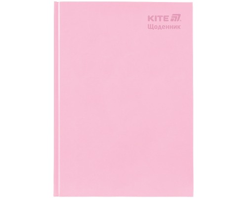 Щоденник шкільний Kite тверда обкладинка, світло рожевий (K25-262-17)