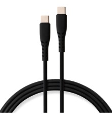 Дата кабель USB-C to USB-C 2.0m 240W Chip Silicon Black Vinga (VCDCCC2242SB)