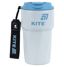 Термокружка Kite 450 мл сіро-блакитна (K25-1220-2)