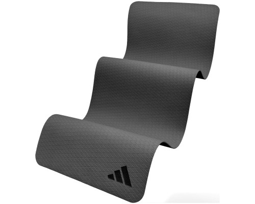Килимок для йоги Adidas Yoga Mat ADYG-10001BK Уні 173 х 61 х 0,4 см чорний (885652026598)