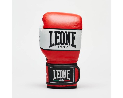 Боксерські рукавички Leone GN047 Shock Red 12 унцій (GN047_Red_12oz)