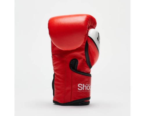 Боксерські рукавички Leone GN047 Shock Red 12 унцій (GN047_Red_12oz)