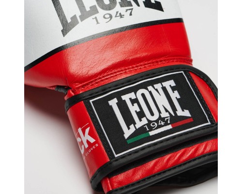 Боксерські рукавички Leone GN047 Shock Red 12 унцій (GN047_Red_12oz)