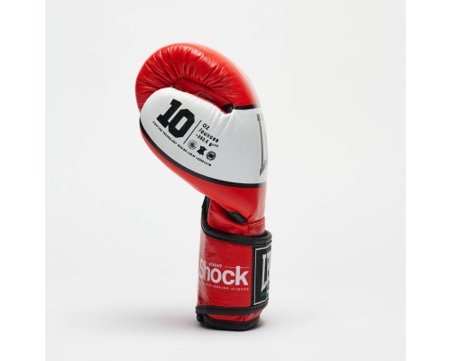 Боксерські рукавички Leone GN047 Shock Red 12 унцій (GN047_Red_12oz)