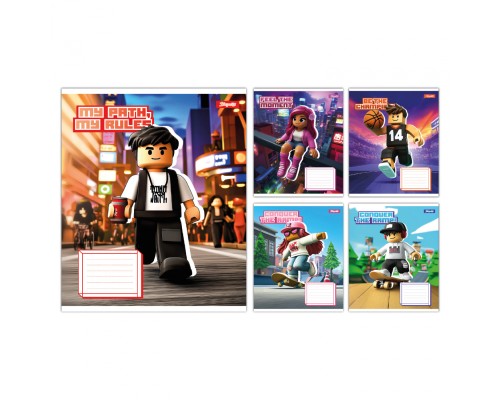 Зошит 1 вересня Urban Blocks Series А5 12 аркушів клітинка (768179)