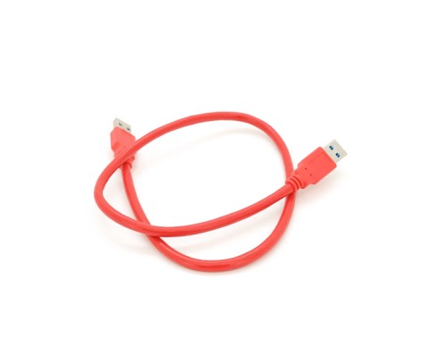 Дата кабель USB 3.0 AM/AM 0.6m red Voltronic (YT-3.0AM+AM-0.6R)