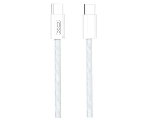 Дата кабель USB-C to USB-C 1.0m 60W white XO (NBQ260A_С_White)
