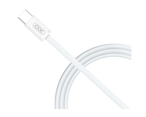 Дата кабель USB-C to USB-C 1.0m 60W white XO (NBQ260A_С_White)