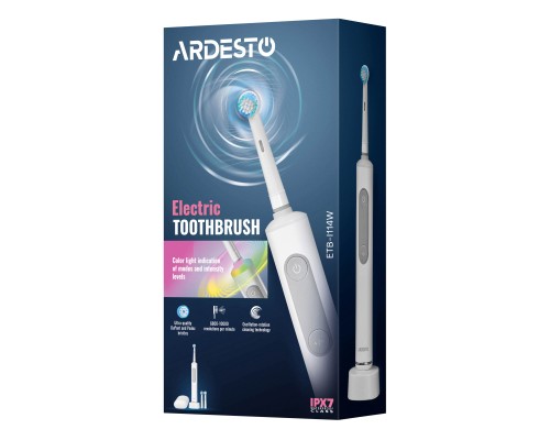 Електрична зубна щітка Ardesto ETB-I114W