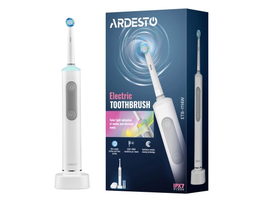Електрична зубна щітка Ardesto ETB-I114W