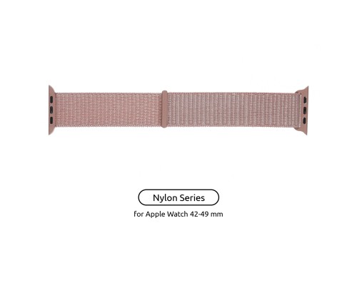 Ремінець до смарт-годинника Armorstandart Nylon Band для Apple Watch 49/46/45/44/42 (Series 1-3) Pink Sand (ARM56052)