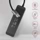 Концентратор AXAGON USB 3.1 to 4xUSB 3.0 0.2m switch black (HUE-MSA)