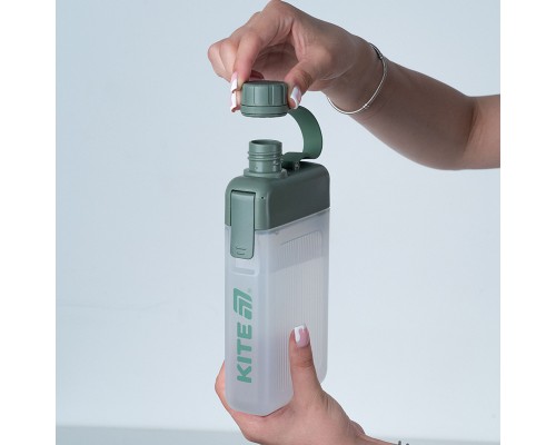 Пляшка для води Kite 450 мл зелена (K25-1239-3)