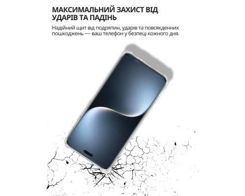 Чохол до мобільного телефона BeCover Anti-Shock Honor Magic7 Pro Clear (714713)