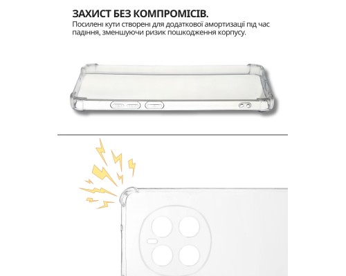 Чохол до мобільного телефона BeCover Anti-Shock Honor Magic7 Pro Clear (714713)