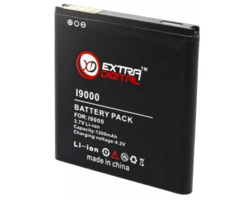 Акумуляторна батарея Extradigital Samsung GT-i9000 Galaxy S (1200 mAh) (BMS1129) Акумуляторна батарея Extradigital Samsung GT-i9000 Galaxy S (1200 mAh) (BMS1129)