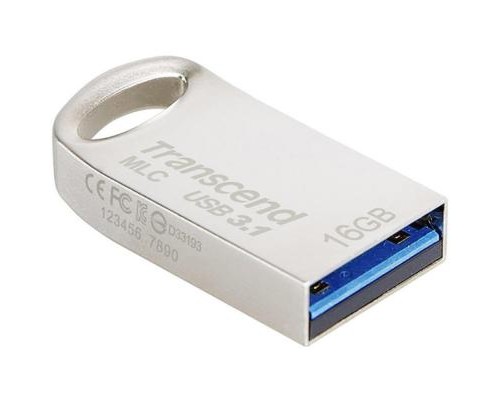 USB флеш накопичувач Transcend 16GB JetFlash 720 Silver Plating USB 3.1 (TS16GJF720S) 