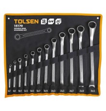 Ключ Tolsen ключів накидних в чохлі 12 шт (15170)