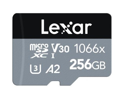 Карта пам'яті Lexar 256GB microSDXC class 10 UHS-I 1066x Silver (LMS1066256G-BNANG)