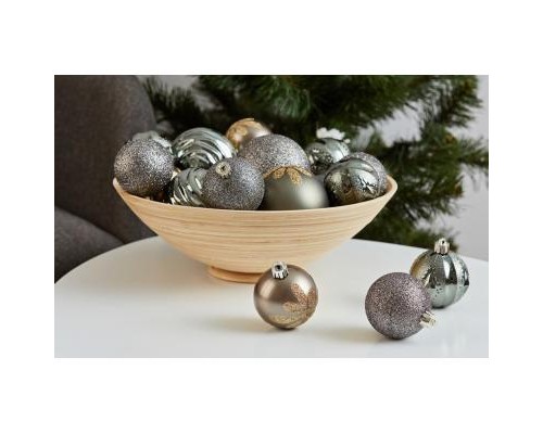 Ялинкова іграшка ColorWay Merry Christmas mix 16шт (8см) ZINC_OEM (CW-MCB816ZINK_OEM)