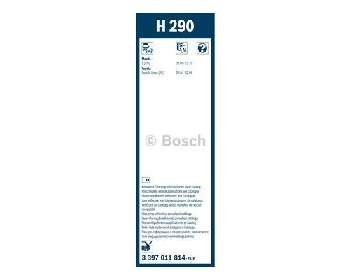 Щітка склоочисника Bosch 3 397 011 814