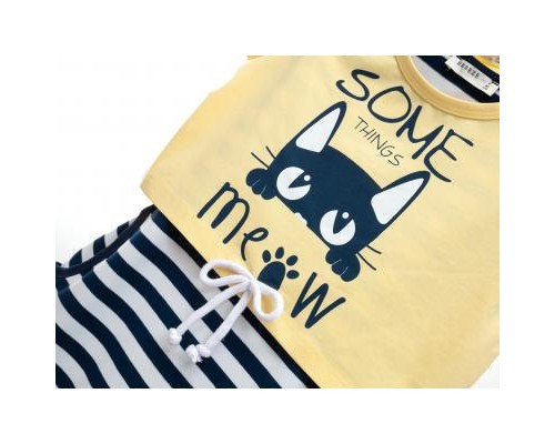 Плаття дитяче Breeze з котиком (14582-104G-yellow)