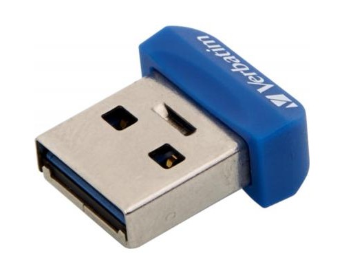 USB флеш накопичувач Verbatim 64GB Store 'n' Stay NANO Blue USB 3.0 (98711) 