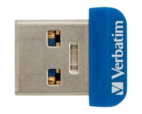 USB флеш накопичувач Verbatim 64GB Store 'n' Stay NANO Blue USB 3.0 (98711) 