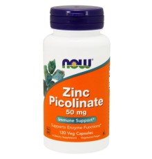 Мінерали Now Foods Цинк Пиколинат 50мг, 120 гелевих капсул (NOW-01552)