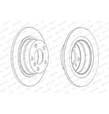Гальмівний диск FERODO DDF2197C