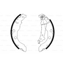 Гальмівні колодки Bosch 0 986 487 549